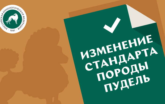 О введении в действие нового стандарта FCI породы пудель