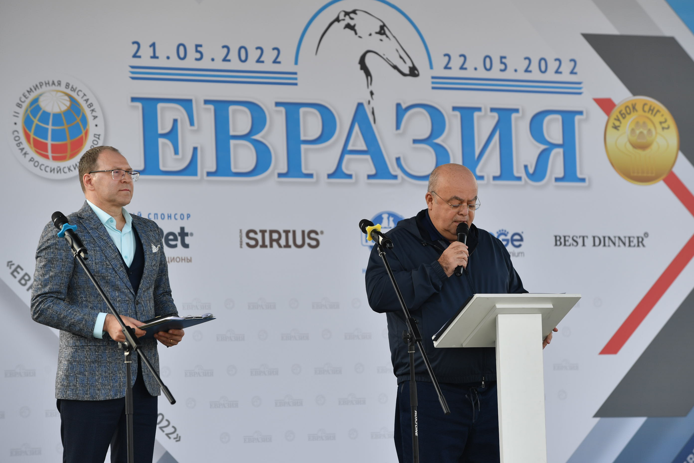Владимир Семёнович Голубев на выставке Евразия 2022