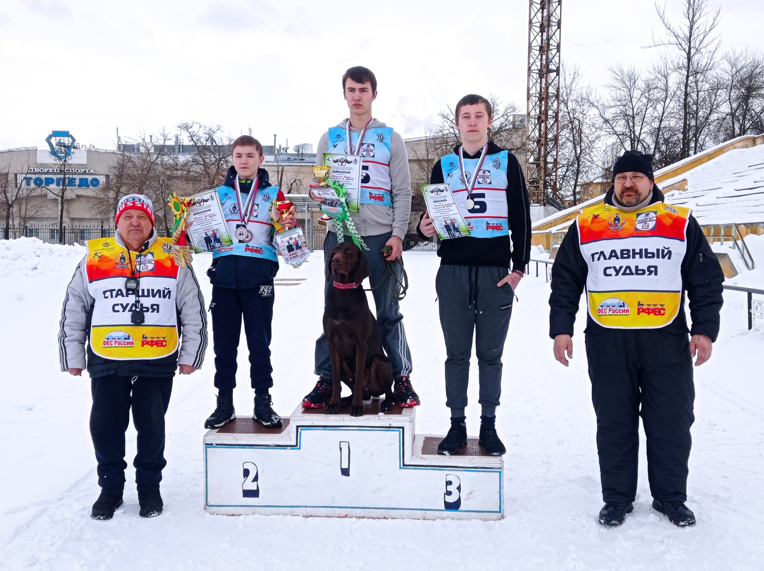 Всероссийские соревнования и первенство по буксировке лыжника