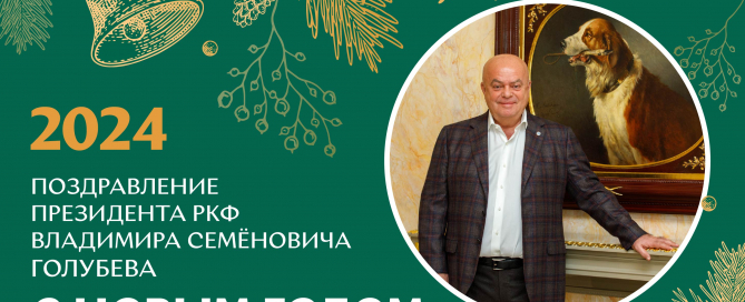 Поздравление президента РКФ Владимира Семёновича Голубева с Новым годом
