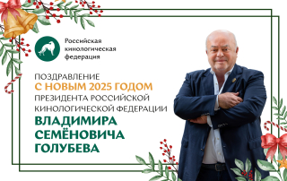 Поздравление президента РКФ Владимира Семёновича Голубева с Новым годом