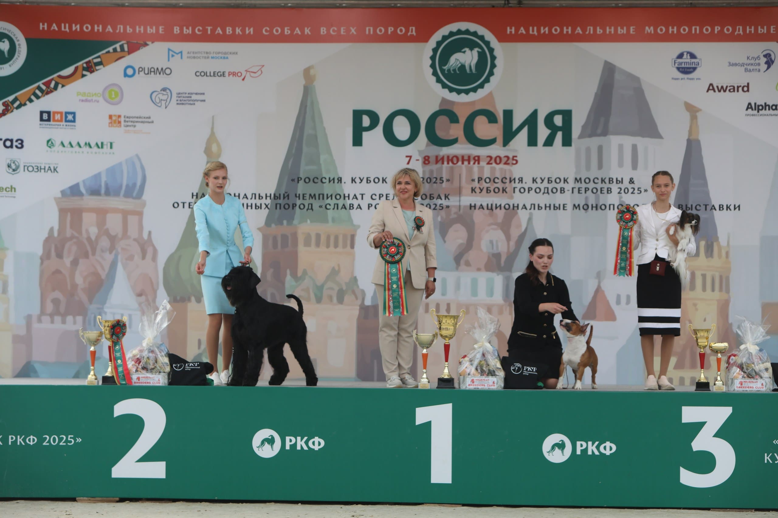 В Подмосковье состоялась выставка собак всех пород «Россия 2025»